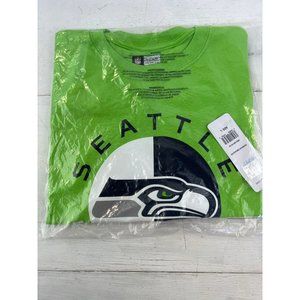 Seattle Seahawks NFL Team Apparel Action Green T-shirt Men’s Large NWT